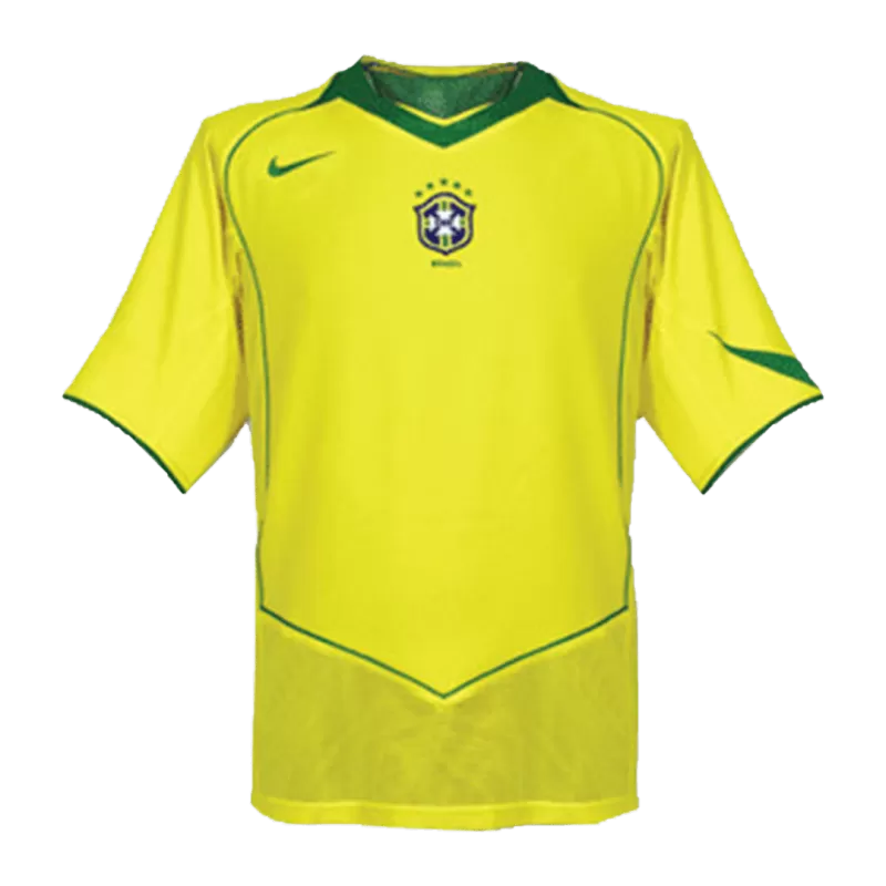 Brazil Jersey Custom Home Soccer Jersey 2004