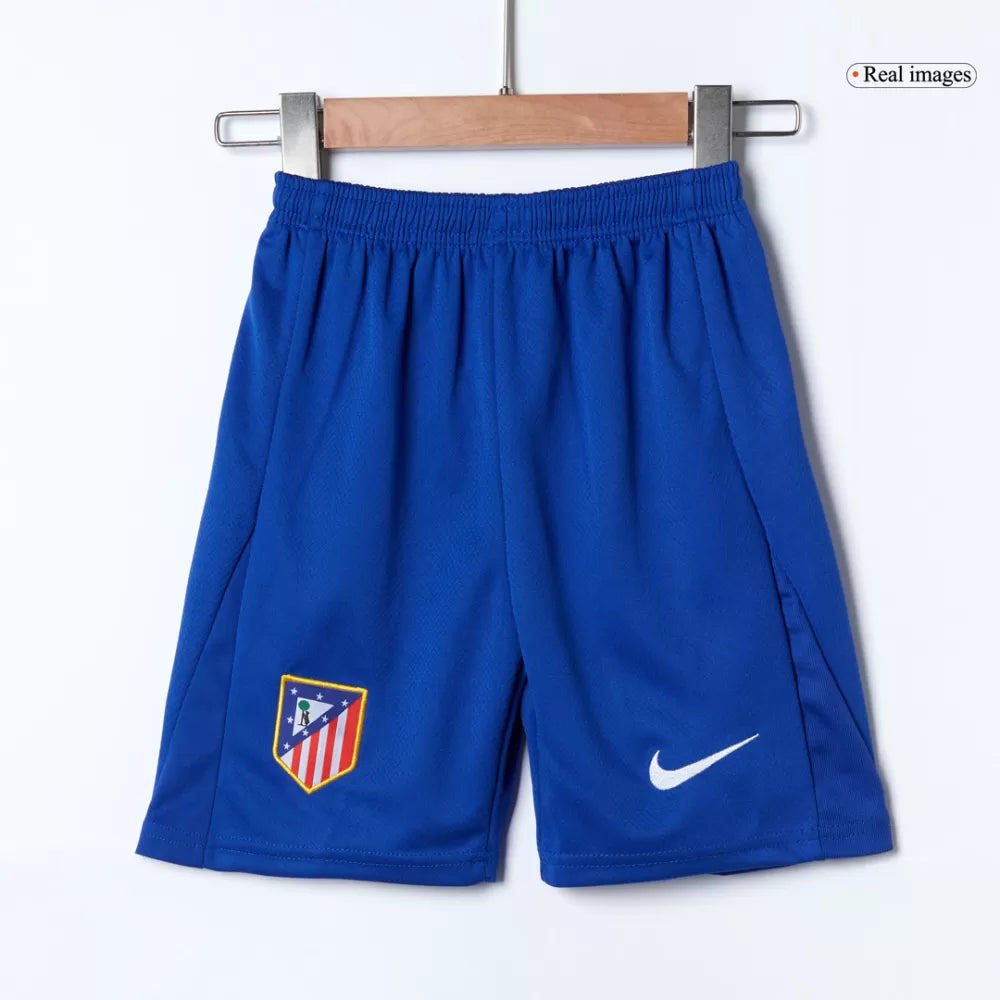 KIDS ATLETICO MADRID HOME SOCCER JERSEY KIT 2025/26