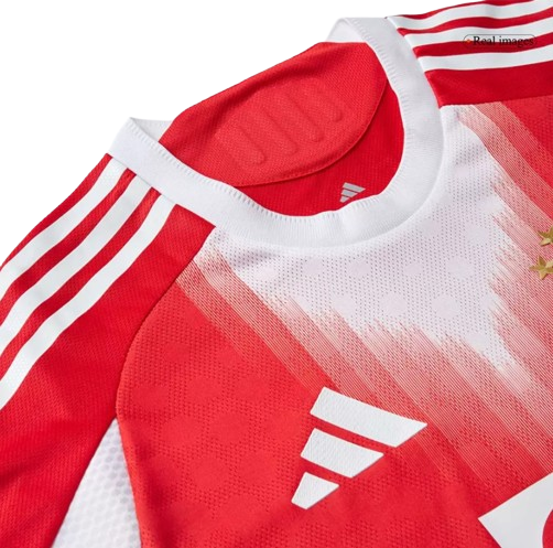 BAYERN MUNICH OLISE #17 HOME SOCCER JERSEY AUTHENTIC 2025/26