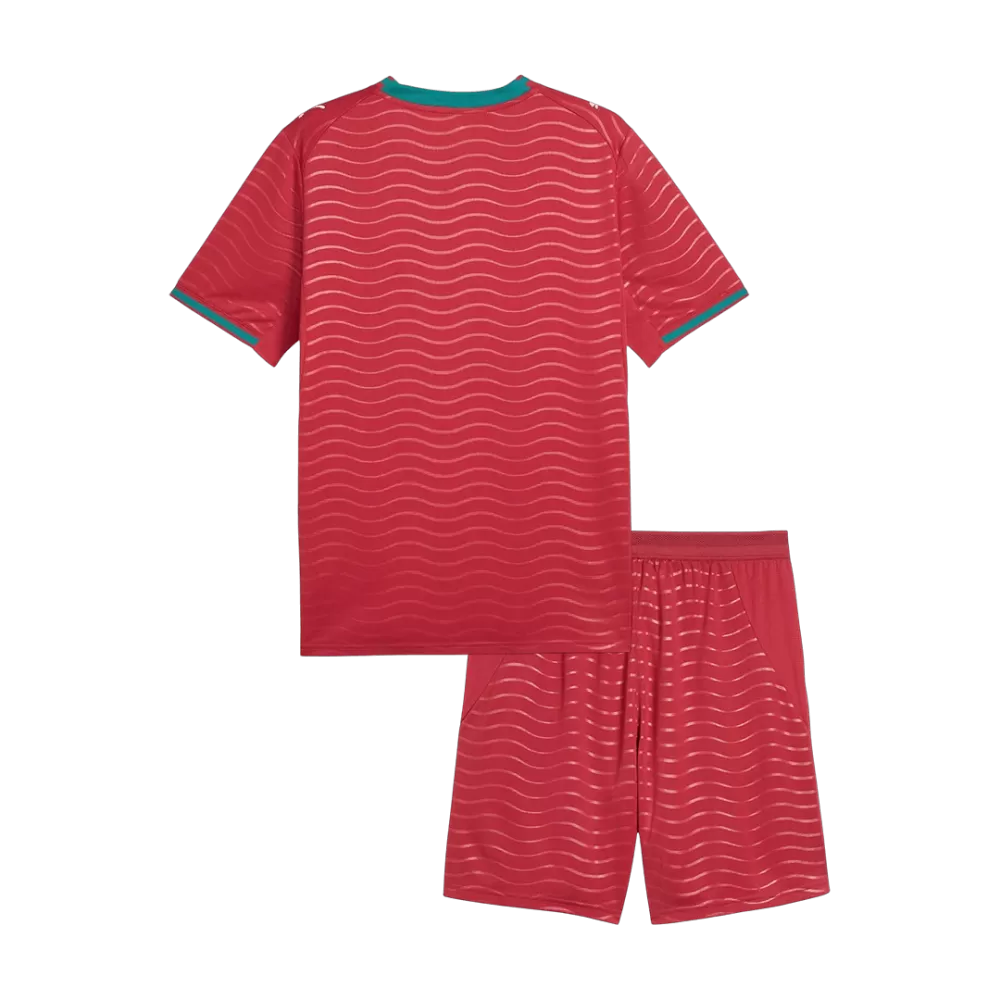 KIDS PORTUGAL HOME SOCCER JERSEY KIT 2026