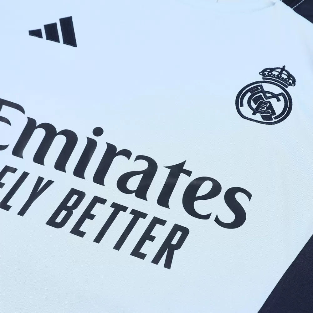 MEN'S REAL MADRID PRE-MATCH JERSEY KIT (JERSEY+SHORTS)