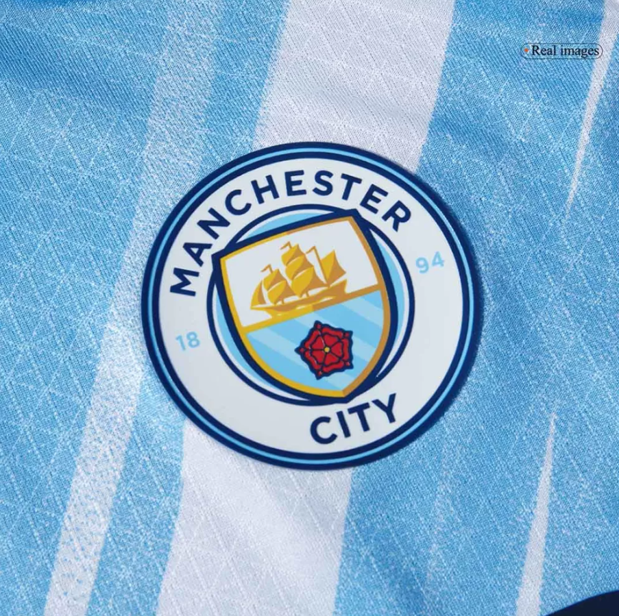 MANCHESTER CITY HAALAND #9 HOME SOCCER JERSEY AUTHENTIC 2025/26