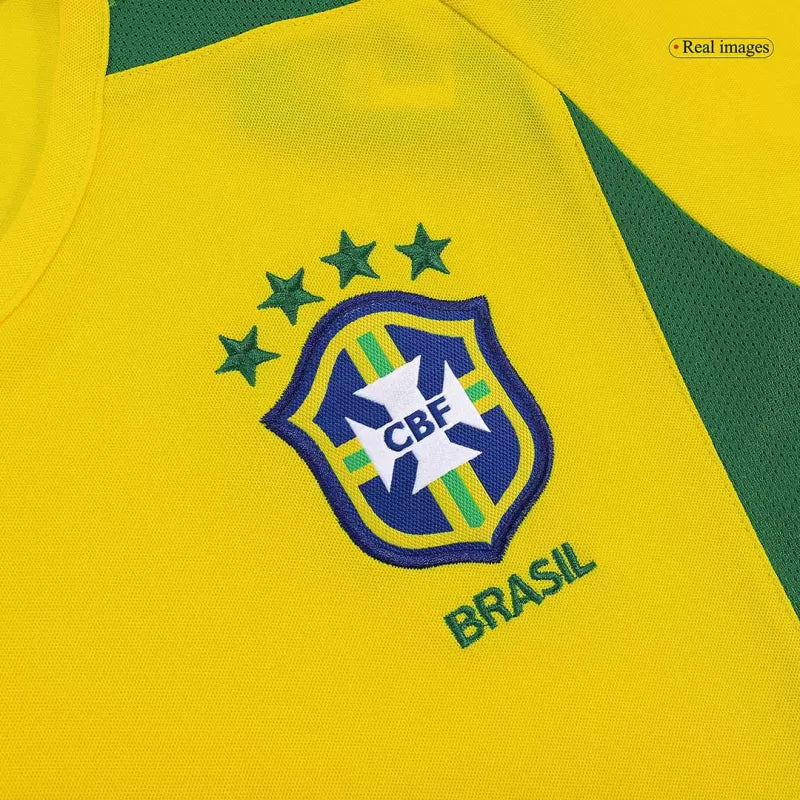Brazil Jersey Custom retro Home Jersey 2002/03