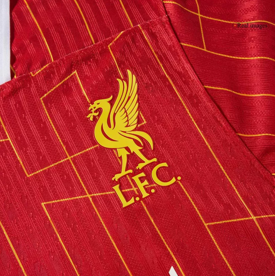 AUTHENTIC LIVERPOOL HOME SOCCER JERSEY SHIRT CHAMPIONS 24/25