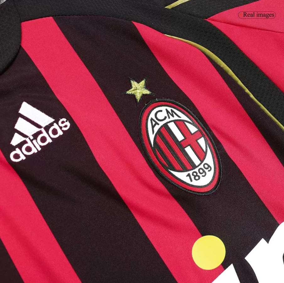 RETRO 2006/07 RONALDO #99 AC MILAN HOME SOCCER JERSEY