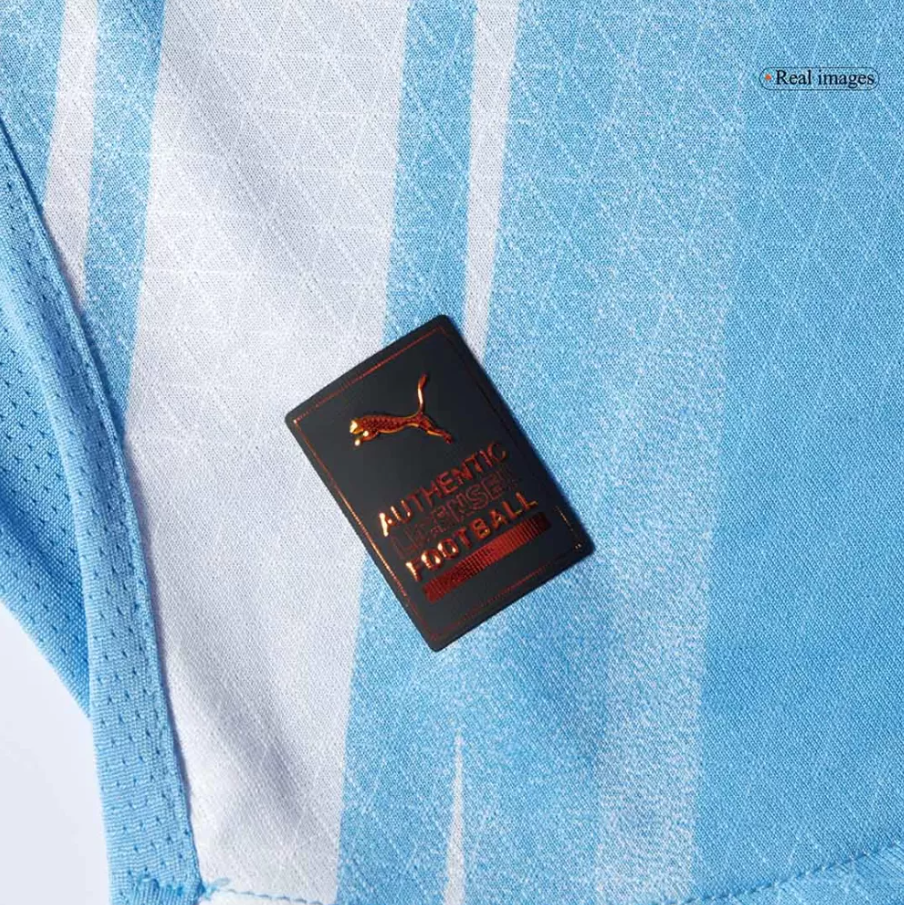 MEN'S AUTHENTIC RODRIGO #16 MANCHESTER CITY HOME SOCCER JERSEY SHIRT 2025/26 - PLAYER VERSION