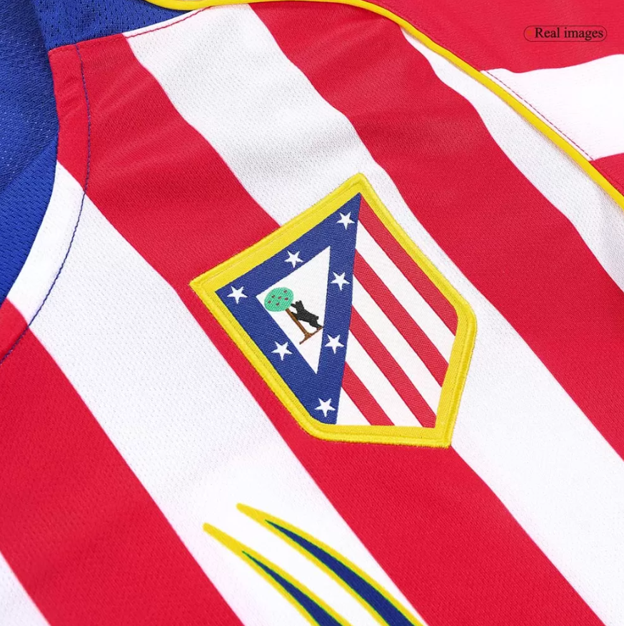RETRO 2004/05 ATLETICO MADRID HOME SOCCER JERSEY