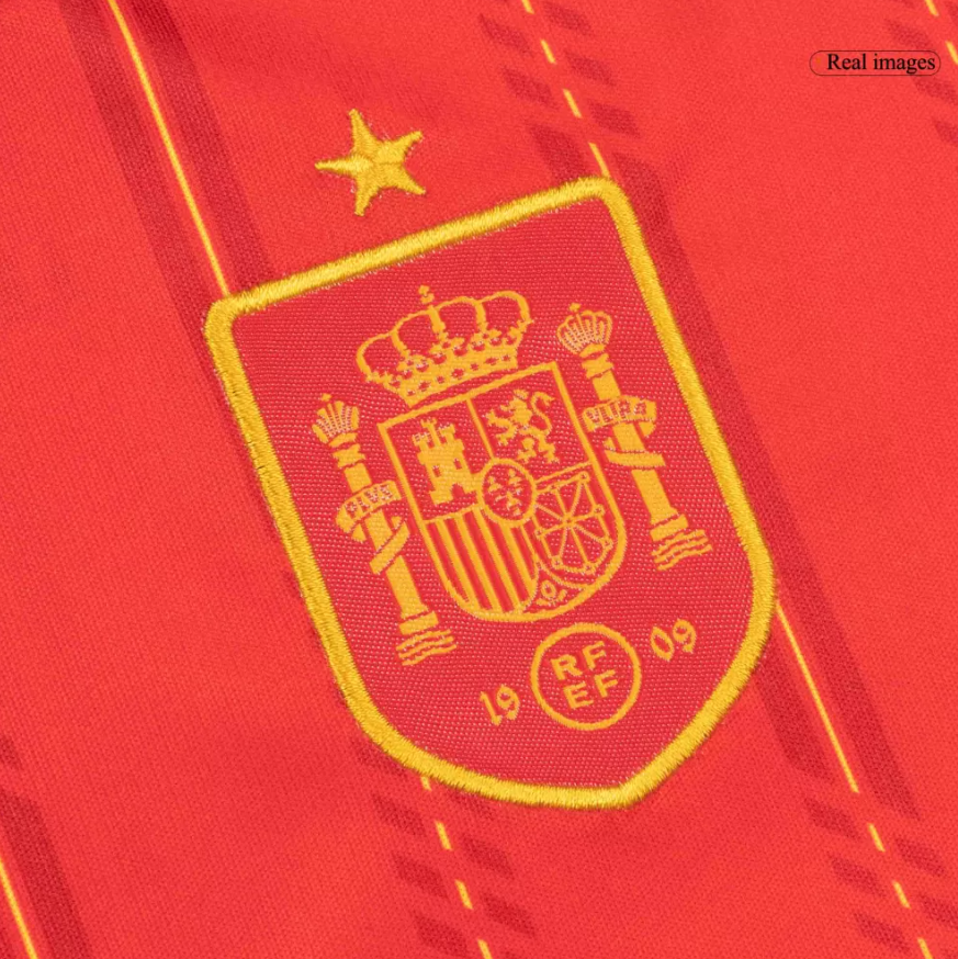 KIDS SPAIN HOME SOCCER JERSEY KIT 2026