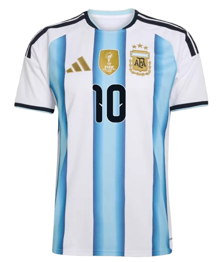 ARGENTINA MESSI #10 HOME SOCCER FAN JERSEY 2026