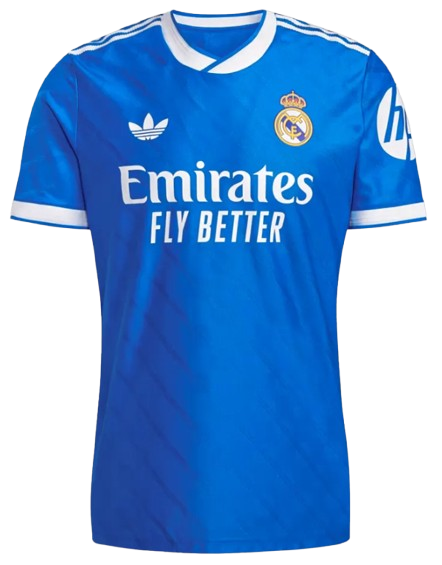 REAL MADRID THIRD AWAY SOCCER JERSEY AUTHENTIC 2025/26