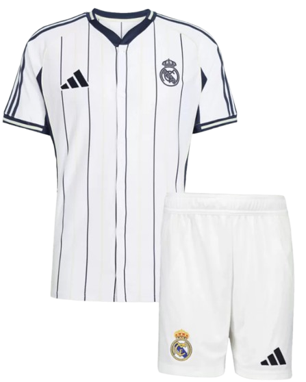 REAL MADRID US PACK SHIRT KITS 2025 - WHITE BUNDLE