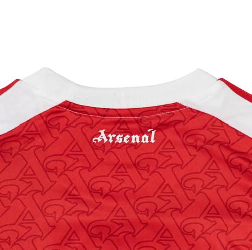 ARSENAL SALIBA #2 HOME SOCCER JERSEY REPLICA 2025/26