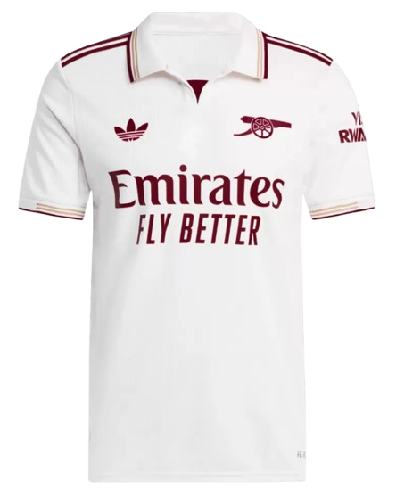 ARSENAL THIRD AWAY SOCCER MATCH JERSEY 2025/26