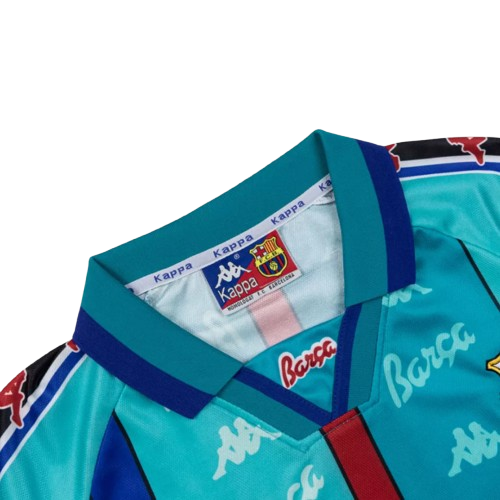 RETRO 1996/97 BARCELONA AWAY SOCCER JERSEY