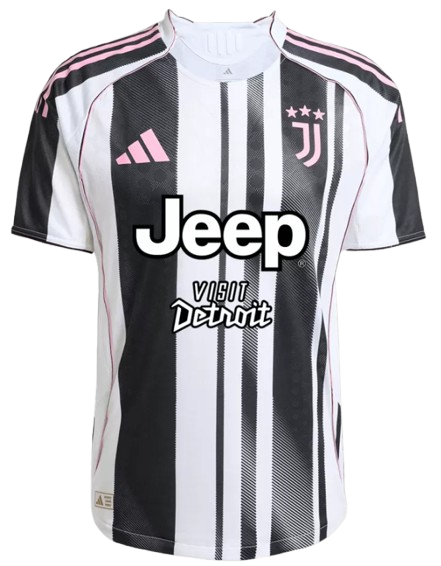 JUVENTUS HOME SOCCER JERSEY AUTHENTIC 2025/26