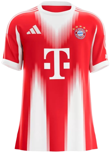 BAYERN MUNICH HOME SOCCER JERSEY REPLICA 2025/26