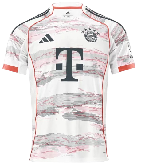 BAYERN MUNICH AWAY SOCCER JERSEY REPLICA 2025/26