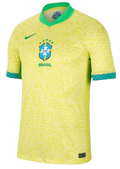 BRAZIL HOME SOCCER JERSEY REPLICA 2025