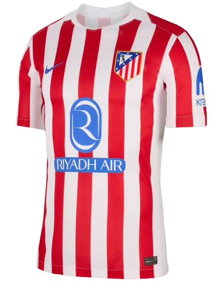 ATLETICO MADRID HOME SOCCER FAN JERSEY 2025/26