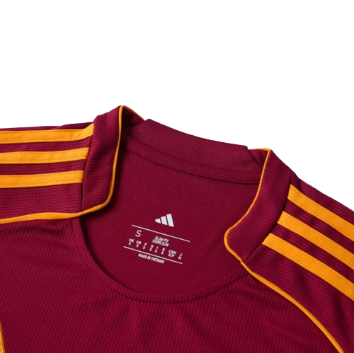 ROMA HOME SOCCER FAN JERSEY KIT 2025/26