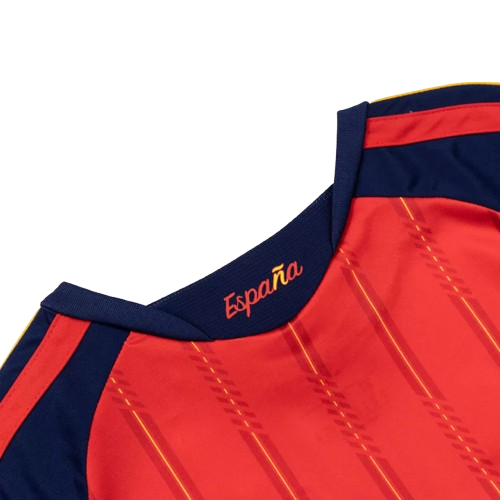 KIDS SPAIN HOME SOCCER JERSEY KIT 2026