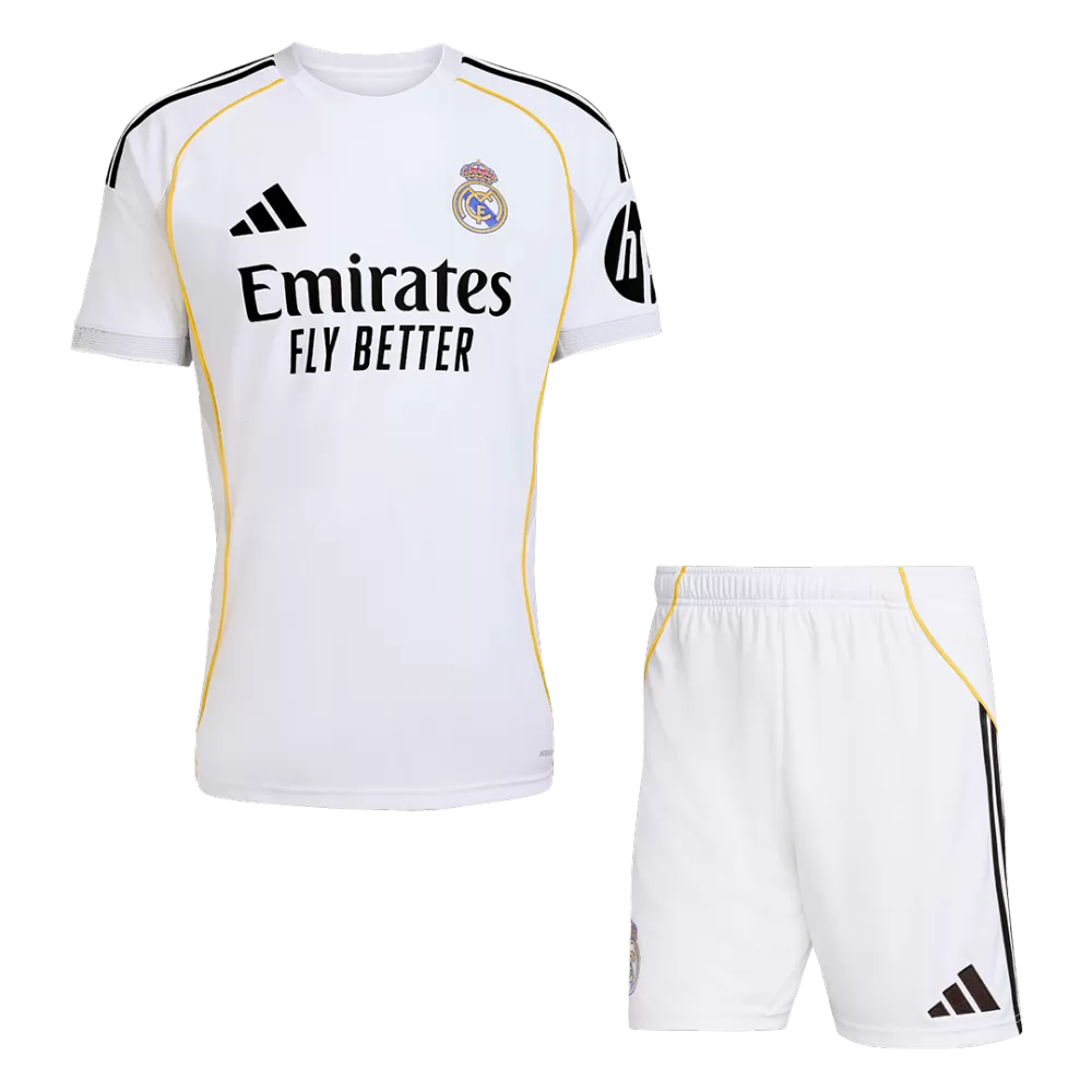 REAL MADRID HOME JERSEY KIT REPLICA 2025/26