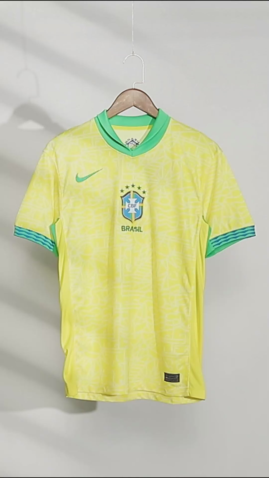 BRAZIL HOME SOCCER JERSEY REPLICA 2025