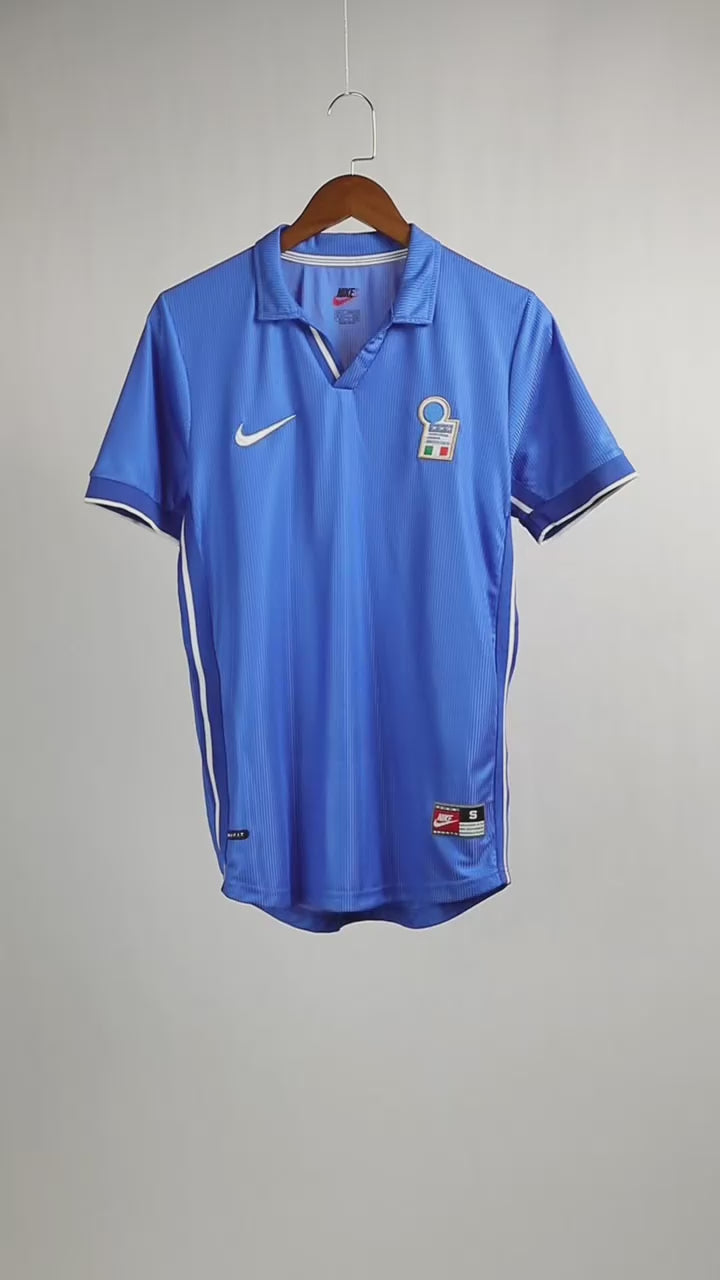RETRO 1998 WORLD CUP BAGGIO R. #18 ITALY HOME SOCCER JERSEY
