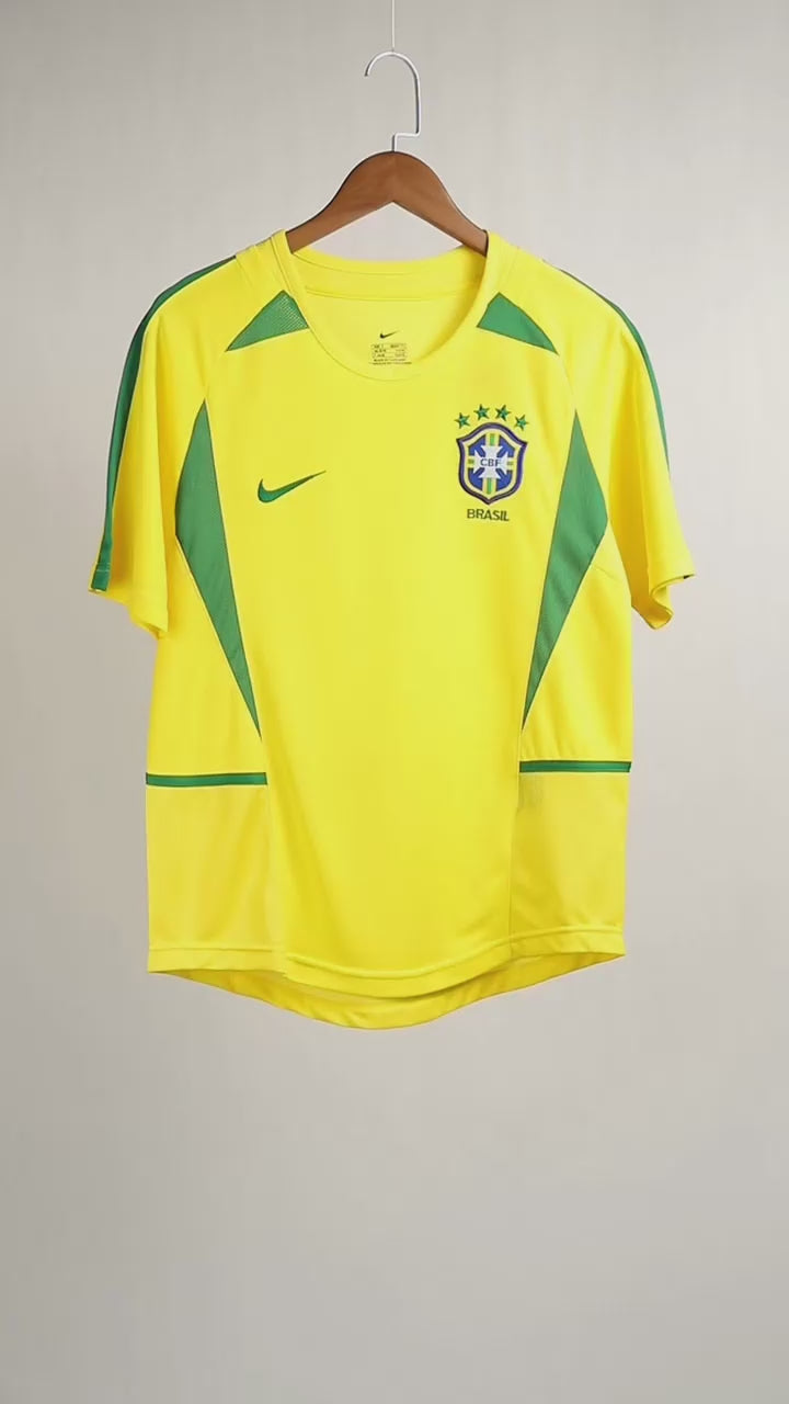 Brazil Jersey Custom retro Home Jersey 2002/03